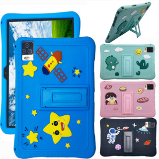 OPPO Pad 10.8 Inch Tablet Case Cartoon Shockproof Soft Silicone Protective Sleeve Stand Cover