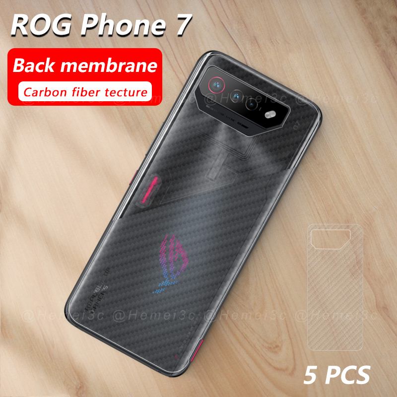 Asus ROG Phone 6 7 ROG7 Pro Ultimate เต็มรูปแบบ ครอบคลุม นุ่ม ไฟเบอร์ แท็บเล็ต ฟิล์มป้องกัน ฝาหลัง ป้องกัน