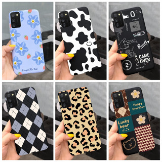 เคสโทรศัพท์ซิลิโคน TPU แบบนิ่ม พิมพ์ลายน่ารัก สําหรับ Samsung Galaxy A02S A02 M02S M02 F02S SM-A0225F A022F