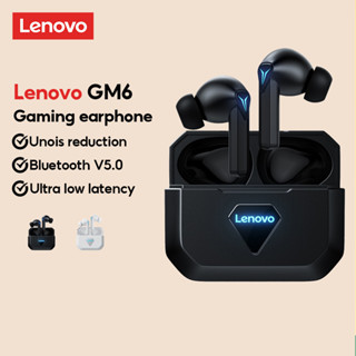 Lenovo GM6 ชุดหูฟังเล่นเกมอัจฉริยะ รีโมตคอนโทรล กันน้ํา 20-20000hz