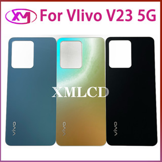 ฝาหลัง vivo v23 5G กระจกหลัง Battery Back Cover for v23 5G ฝาหลังพร้อมกระจกเลนส์กล้อง