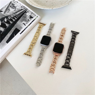 สายนาฬิกาข้อมือสเตนเลส ลายดาว หรูหรา สําหรับ IWatch 8 7 41 มม. 45 มม. Ultra 49 มม. 6 5 4 Se IWatch 38 40 มม.