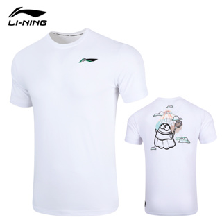 เสื้อยืดแบดมินตัน Li Ning แบบแห้งเร็ว ระบายอากาศได้ดี สําหรับผู้ชาย และผู้หญิง