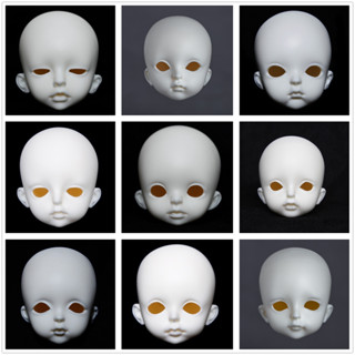 【GEM หน้าธรรมดา】หัวตุ๊กตา BJD 1/6 ไม่ต้องแต่งหน้า อย่างอื่น