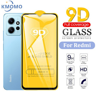 ฟิล์มกระจกันรอยเต็มจอ แบบ 9D สำหรับ Xiaomi Redmi Note 12 4G + 11 Pro 5G 11s 10 10s 9 9s 8 7 Plus