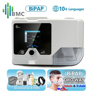 Bmc เครื่องช่วยในการนอนหลับอัตโนมัติ Bipap Bi-Level/CPAP G2S B20A พร้อมหน้ากาก แบบเต็มใบหน้า