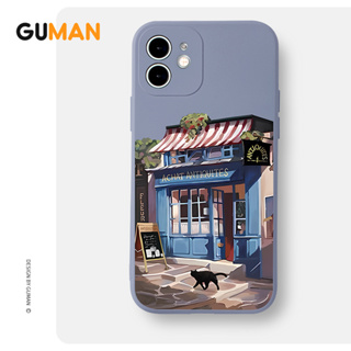 Guman เคสไอโฟน เคสซิลิโคนนุ่มกันกระแทกน่ารักตลก เคสโทรศัพท์ Compatible for iPhone 14 13 12 11 Pro Max SE 2020 X XR XS 8 7 6 6S Plus พลัส XYB1659