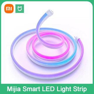 Xiaomi Mijia แถบไฟอัจฉริยะ LED RGB เชื่อมต่อบลูทูธ และไวไฟ บรรยากาศเต็มคะแนน 2 เมตร สําหรับเล่นเกม