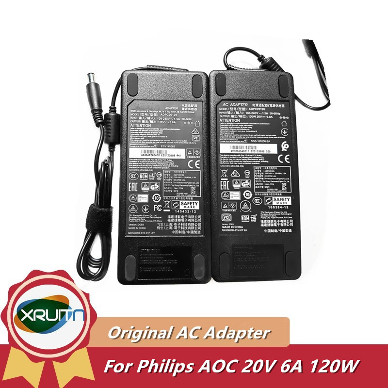 ของแท้ ADPC20120 20V 6A 120W อะแดปเตอร์ AC สําหรับ AOC Agon PRO AG254FG AG271QX AG271QG PD2710QC AG2