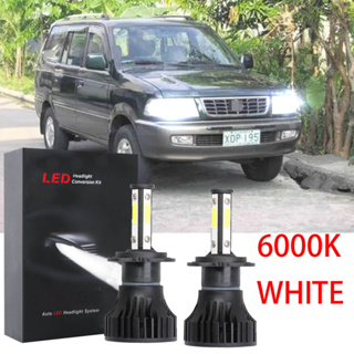 ชุดหลอดไฟหน้าฮาโลเจน LED 6000K 2001 แบบเปลี่ยน สําหรับ Toyota Revo 2000- 2003