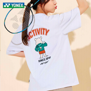 Yonex เสื้อยืดแบดมินตัน ระบายอากาศ แห้งเร็ว สําหรับผู้ชาย และผู้หญิง 2023