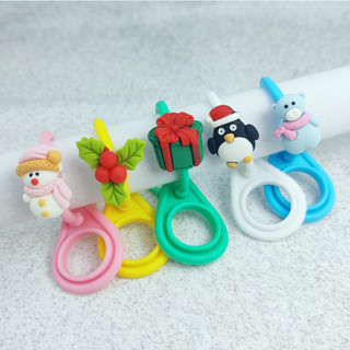 พร้อมส่ง สายคล้องขวดน้ํามันหอมระเหย ซิลิโคน แบบใช้แล้วทิ้ง พร้อมสายคล้อง