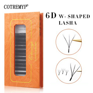 Cotremyp ขนตาปลอม 6D-W รูปทรง