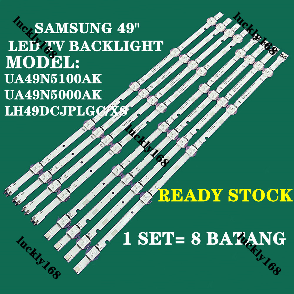 Ua49n5100ak/ua49n5000ak/lh49dcjplgc/xs SAMSUNG แบ็คไลท์ทีวี LED 49 นิ้ว (LAMPU TV) SAMSUNG 49 นิ้ว LED TV BACKLIGHT UA49N5100