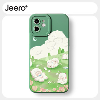 Jeero เคสไอโฟน เคสซิลิโคนนุ่มกันกระแทกน่ารักตลก เคสโทรศัพท์ Compatible for iPhone 15 14 13 12 11 Pro Max SE 2020 X XR XS 8 7 6 6S Plus พลัส HFF3007