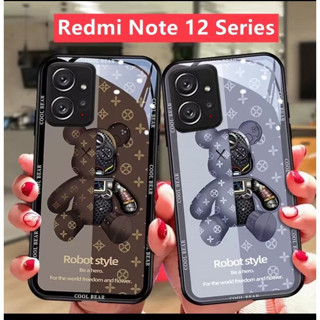 เคส Redmi Note 12 Pro + 11 Pro 11s 11e 10s 10 10 Pro Redmi 12 Poco F5 Pro x4 GT Mi 11T Pro 11 lite เคสโทรศัพท์มือถือ tpu แบบนิ่ม ลายหมี สําหรับ