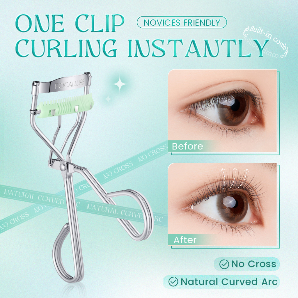 Focallure SkyRush ที่ดัดขนตา ติดทนนาน เครื่องมือแต่งหน้า แบบพกพา ...