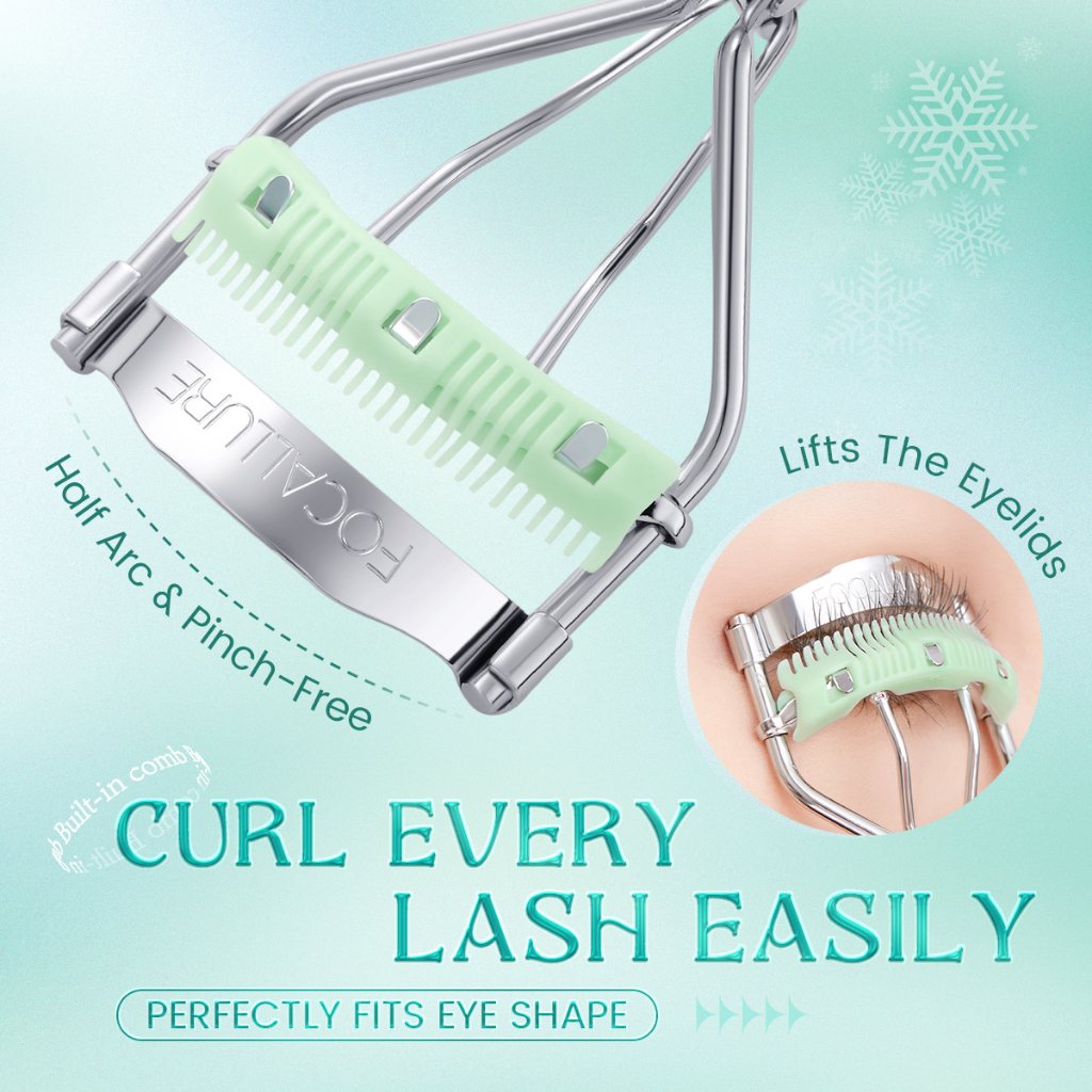 Focallure SkyRush ที่ดัดขนตา ติดทนนาน เครื่องมือแต่งหน้า แบบพกพา ...