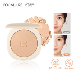 Focallure แป้งฝุ่น ควบคุมความมัน เนื้อแมตต์ เบลอ ลิปโอฟิลิก ไฮโดรโฟบิก ธรรมชาติ ไม่เป็นเค้ก ติดทนนาน กันน้ํา แป้งฝุ่น กันโอน