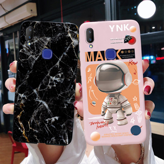 เคสโทรศัพท์ซิลิโคน TPU แบบนิ่ม ลายนักบินอวกาศน่ารัก กันกระแทก สําหรับ Vivo V11i V11 Pro 1806 1804