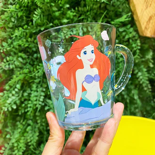 ✅พร้อมส่งในไทย✅แก้วน้ำ แก้วน้ำพลาสติกลายดิสนีย์ Disney แก้วน้ำดื่มจุ 300 ml มีหูจับ.(ลายหน้า-หลัง)
