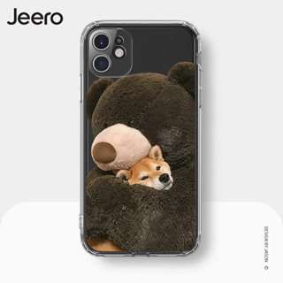 Jeero เคสไอโฟน เคสซิลิโคนนุ่มกันกระแทกใสน่ารักตลก เคสโทรศัพท์ Compatible for iPhone 14 13 12 11 Pro Max SE 2020 X XR XS 8 7 Plus พลัส HFE2253