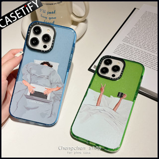 Casetify เคสโทรศัพท์มือถือ ลายกลิตเตอร์ สําหรับ iPhone 14ProMax 13Pro 13 11 12Promax 13Promax 11 12 13 14