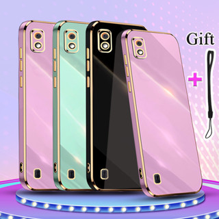 เคสชุบไฟฟ้า ขอบตรง สําหรับ Samsung Galaxy A10