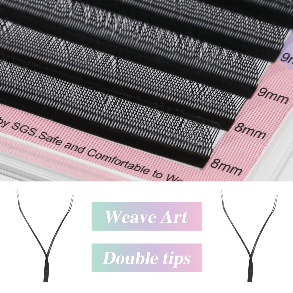 COTREMYP/Naga YY ขนตาปลอม ขนมิงค์ นุ่ม เบา ธรรมชาติ ต่อขนตา แต่งหน้า ตาข่าย ไขว้ ขนตาปลอม - รูปที่ 2