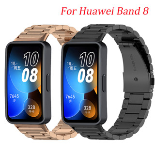 สําหรับ huawei band 8 สายนาฬิกาข้อมือ สเตนเลส สร้อยข้อมือโลหะ สําหรับ Honor Band7 6 สายรัดข้อมือ สําหรับ huawei band 7 6 Pro อุปกรณ์เสริมสายรัดข้อมือ