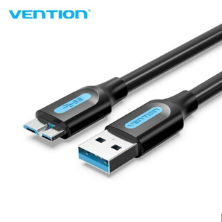 สายเคเบิ้ล Vention Super Speed USB 3.0 A to Micro-B สำหรับพกพา