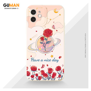 GUMAN เคสไอโฟน เคสซิลิโคนนุ่มกันกระแทกการ์ตูนน่ารักตลก เคสโทรศัพท์ Compatible for iPhone 15 14 13 12 11 Pro Max SE 2020 X XR XS 8 7 6 6S Plus พลัส XYM1927