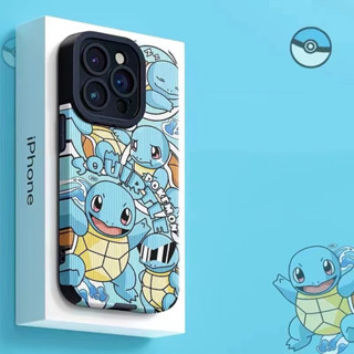 เคสโทรศัพท์มือถือหนังแกะนิ่ม กันกระแทก ลาย Jenny Turtle Squirtle สําหรับ Iphone 11Pro MAX 14 PRO MAX 11 12 13 6 7 8plus XR Xmax