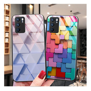 Dmy เคสโทรศัพท์มือถือ ลาย 3D สําหรับ OPPO Reno 6 6z 8T 8 pro 7 7z 8z 5 3 2F 4 5F 5Z 2 Z F9 F11 pro Find X5 pro X3 X2 realme 10 pro 9i 8i X50 X7 pro 7i GT ฝาครอบกระจกนิรภัย สําหรับ master