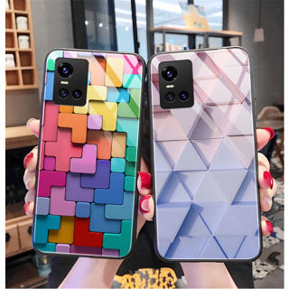 Dmy เคสโทรศัพท์มือถือกระจกนิรภัย 3D สําหรับ Vivo V20 pro V27 V25 V25e V23 pro V23e V19 V17 V15 V11i V20se V21 V21e Y15S Y17 Y15A Y12 Y11 Y15 Y19