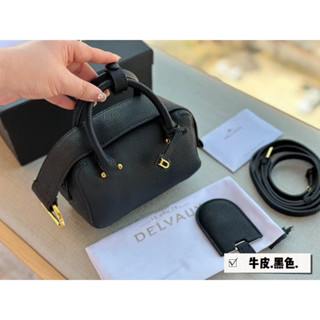 *kaiyin* Delvaux 2023 ใหม่ กระเป๋าถือ กระเป๋าสะพายไหล่ สะพายข้าง ลายโลโก้ สวยหรู แฟชั่นเรียบง่าย