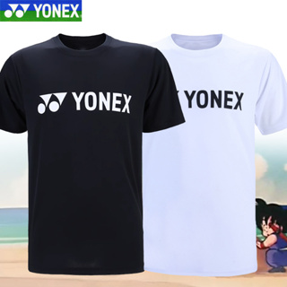 Yonex เสื้อกีฬาแขนสั้น ลายทีมแบดมินตัน สําหรับผู้ชาย และผู้หญิง