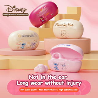 Disney J01 หูฟังบลูทูธไร้สาย HIFI สเตอริโอ พร้อมไมโครโฟน กันน้ํา สําหรับเล่นกีฬา