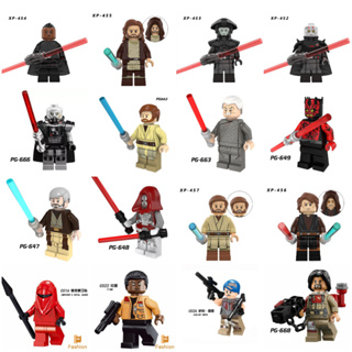 ของเล่นตัวต่อเลโก้ Star Wars Darth Vader Yoda Mandalorian Luke Leia Han Solo Starwars ขนาดเล็ก ของขวัญ สําหรับเด็ก