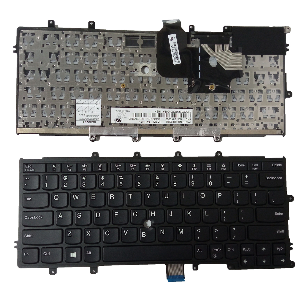 แป้นพิมพ์ US สําหรับ IBM Thinkpad X270 A275 MT 20KC 20KD สีดําไม่มีจุด