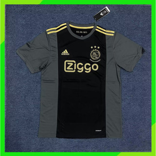 เสื้อกีฬาแขนสั้น ลายทีมชาติฟุตบอล Ajax Second Away 2020 2021