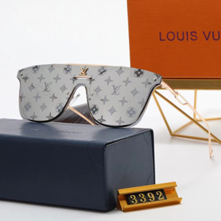 LV ใหม่ แว่นตากันแดด ไร้กรอบ เลนส์วันพีช 3392 สําหรับผู้หญิง 2023