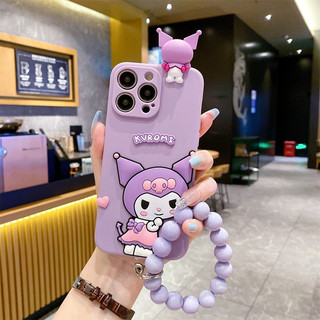 SAMSUNG สําหรับSamsung S25 S24 S20 S21 S23 FE S22 Plus Ultra A22 A06 A07 A30S A35 A34 A53 A05S A03Sเคสโทรศัพท์นุ่มKuromiน่ารัก