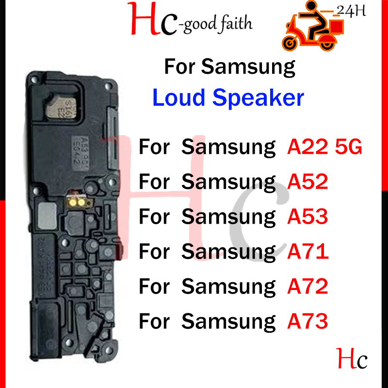 ใหม่ บอร์ดโมดูลเสียงลําโพงบัซเซอร์ สายเคเบิ้ลอ่อน คุณภาพสูง แบบเปลี่ยน สําหรับ Samsung Galaxy A22 A52 A53 A71 A72 A73 5G