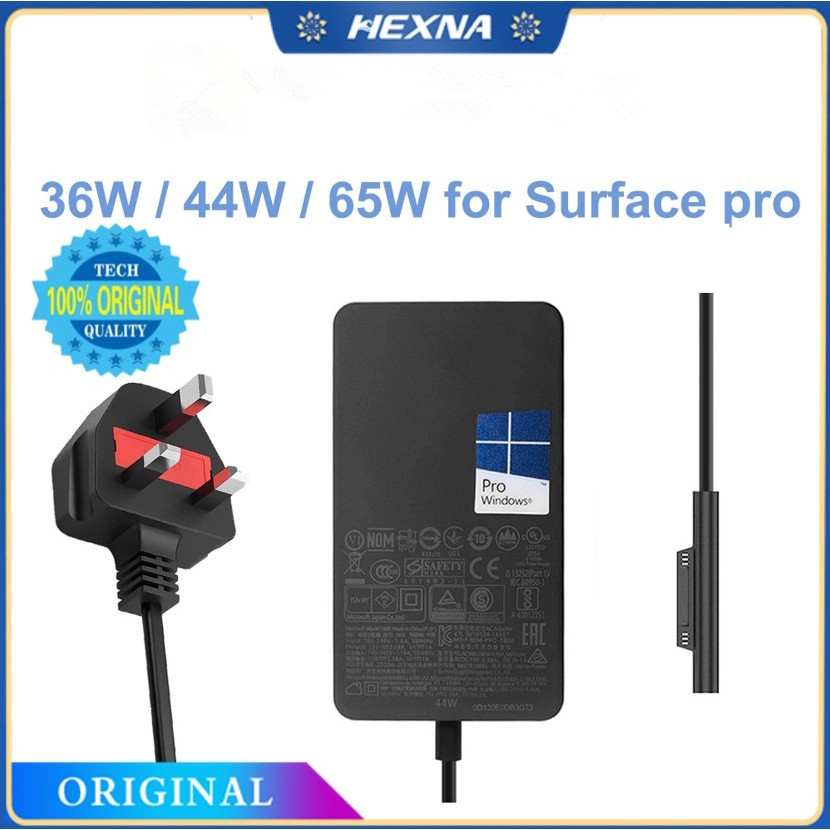 [Hexna] อะแดปเตอร์ชาร์จ 36W 44W 65W Charger Adapter  สําหรับ Microsoft Surface Book Surface Pro 8 Pr