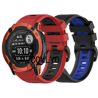 สายนาฬิกาสมาร์ทวอทช์ สําหรับ Garmin Instinct 2X พลังงานแสงอาทิตย์ กีฬายุทธวิธี สายรัดซิลิโคน ปลดเร็ว เข็มขัด