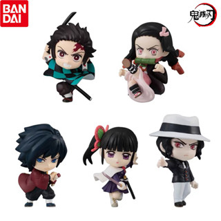 Bandai Shokugan Adverge Motion Demon Slayer Tanjirou Nezuko Giyu Kanao Muzan Gashapon Vol.3 ของเล่นสําหรับเด็ก