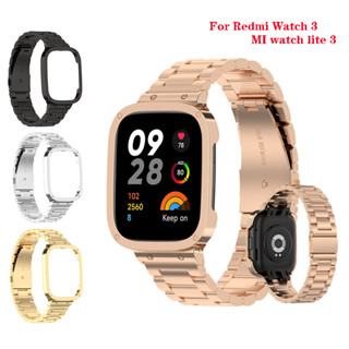 สายนาฬิกาข้อมือ สเตนเลส สําหรับ Redmi watch 3 Xiamo Mi watch lite3