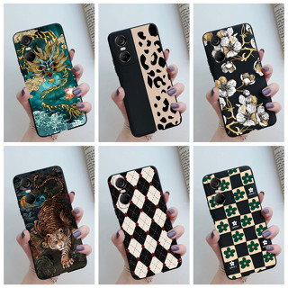 เคสโทรศัพท์มือถือซิลิโคน TPU พิมพ์ลายมังกร หรูหรา สําหรับ Tecno Pop 6 Pro BE8 BE8i Pop6 Pro