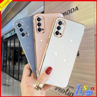 เคส OPPO Reno4 4G เคส OPPO Reno5 Reno6 Reno3 A91 Reno2 Reno2F เคสโทรศัพท์มือถือ ขอบตรง ป้องกันเลนส์ สําหรับ ZBB